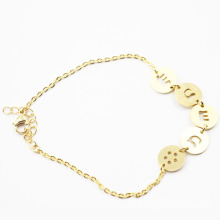 Plated Gold Stainless Steel Bracelet